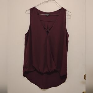 Dynamite Sleeveless Draped Blouse – Size M